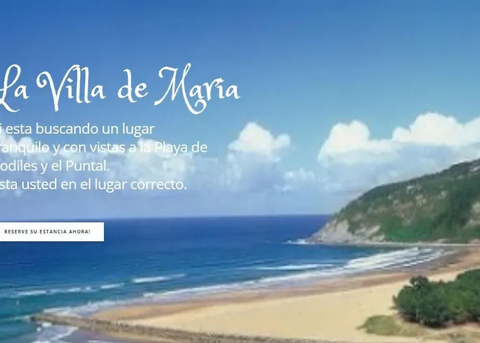La Villa De Maria I Playa Beach El Puntal Asturias